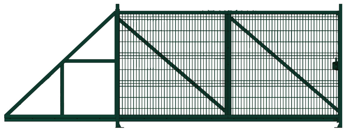 Grand Line®Ворота откатные Profi