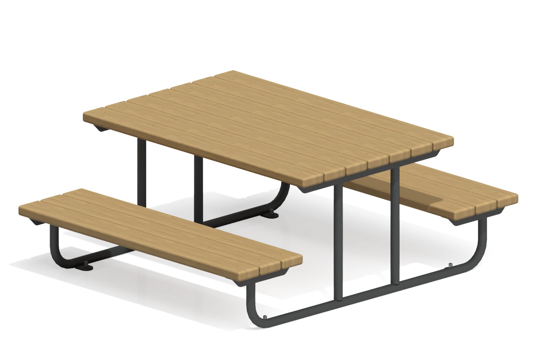 Стол со скамьями 